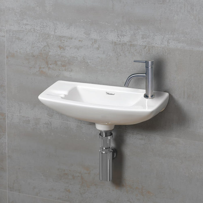 Whitehaus WHS1010-SB-BSS Waterhaus Single Lever Small Bathroom Faucet