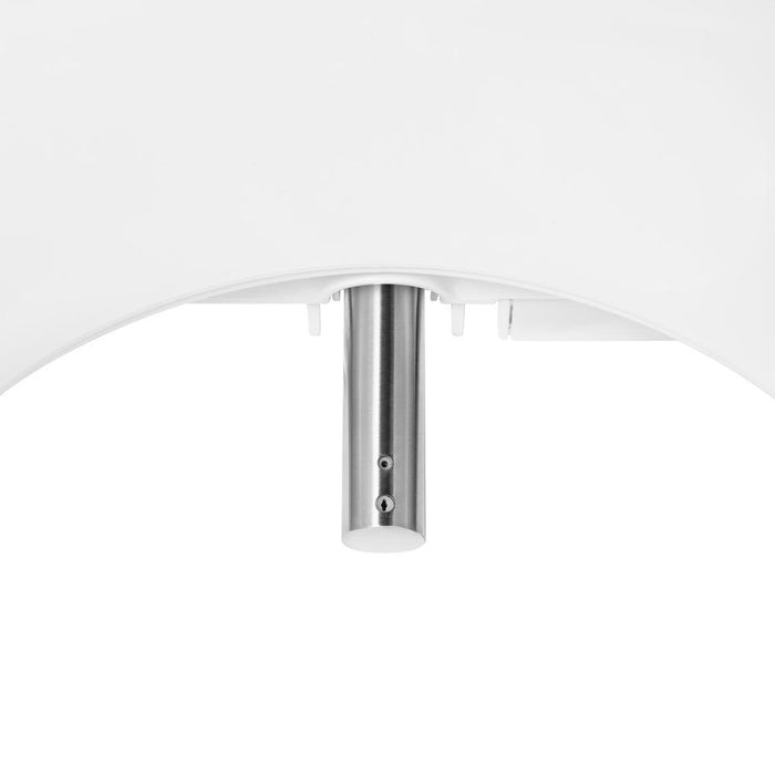 Brondell Swash Select EM617 Electronic Bidet Seat for Elongated Toilets in White with Warm Air Dryer