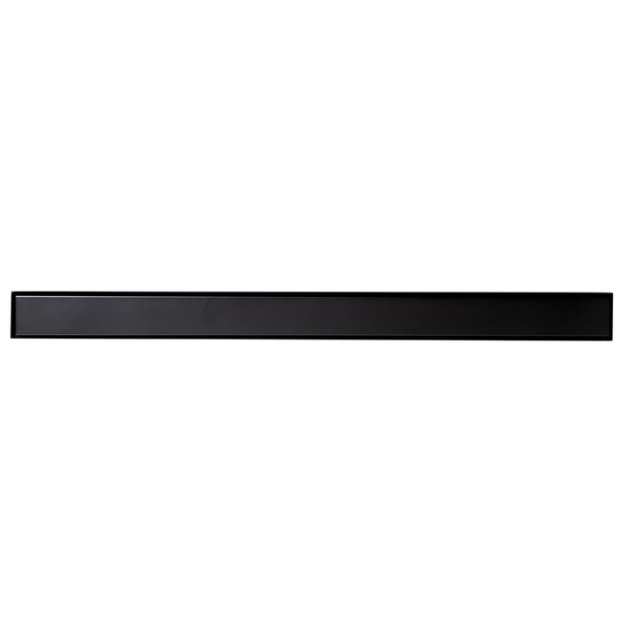 ALFI Brand ABLD36B-BM 36" Black Matte Stainless Steel Linear Shower Drain with Solid Cover