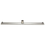 ALFI ABLD36D 36" Modern Stainless Steel Linear Shower Drain with Groove Lines