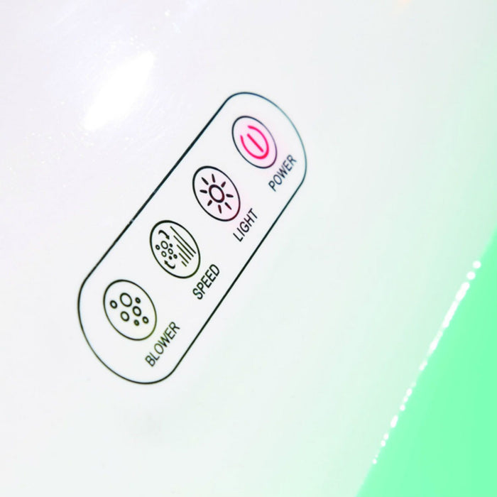 EAGO AM1800 6 ft White Free Standing Air Bubble Bathtub