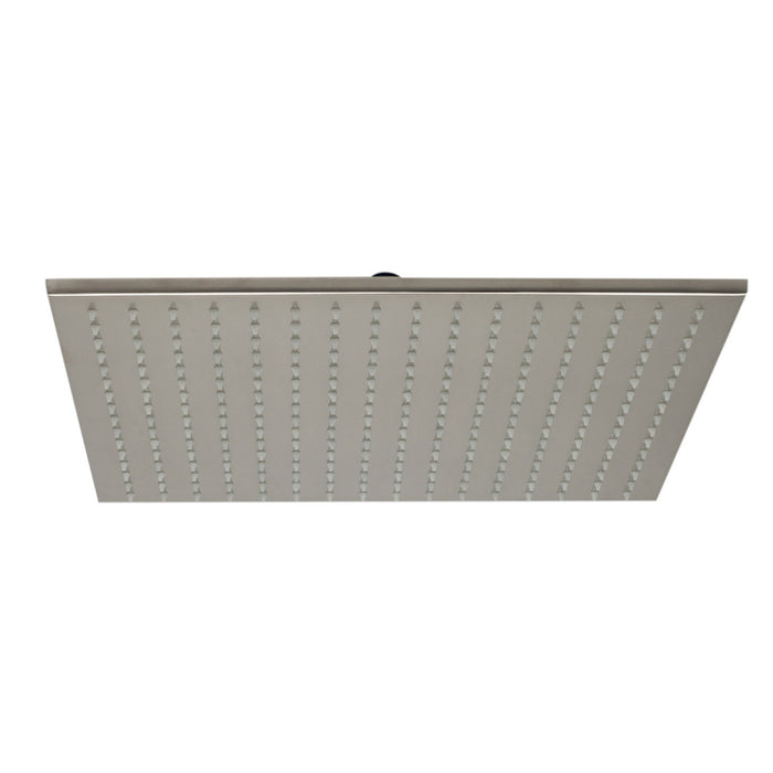 ALFI Brand LED16S-BN Brushed Nickel 16" Square Multi Color LED Rain Shower Head