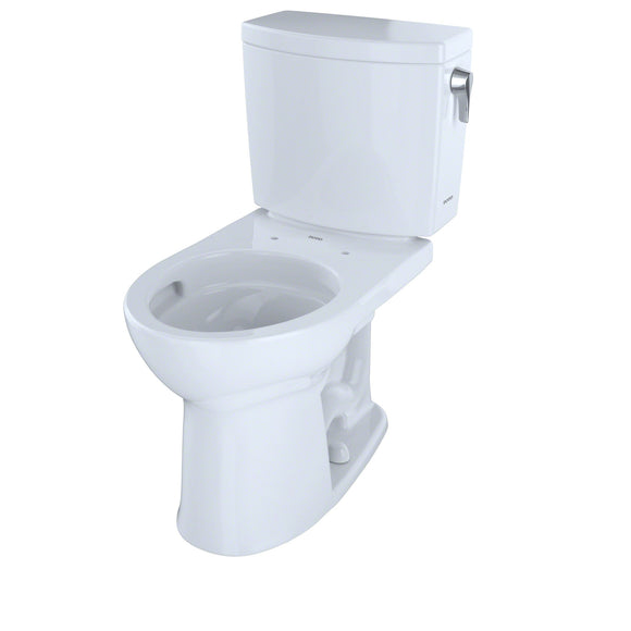 TOTO CST453CUFRG#01 Drake II 1G Two-Piece Round 1.0 GPF Toilet and Right-Hand Trip Lever