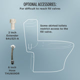TOTO SW3036R#01 Washlet K300 Bidet Toilet Seat with Water Heating, Premist and Wand Cleaning