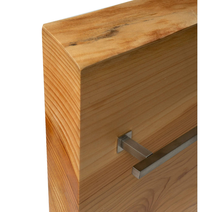 ALFI Brand ABTW3216H 32"x16" Live Edge Cedar Wood Towel Warmer
