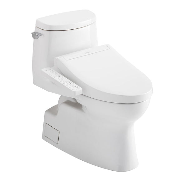 TOTO MW6143074CUFG#01 Washlet+ Carlyle II 1G One-Piece 1.0 GPF Toilet and Washlet+ C2 Bidet Seat
