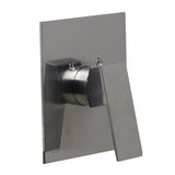 ALFI Brand AB5501-BN Brushed Nickel Shower Valve Mixer with Square Lever Handle