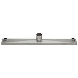 ALFI ABLD24D 24" Modern Stainless Steel Linear Shower Drain with Groove Lines