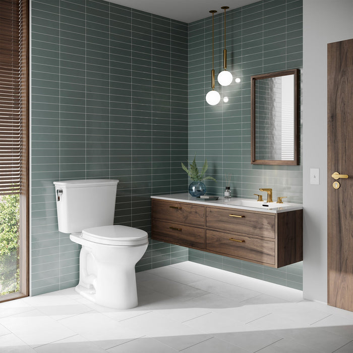 TOTO CST786CE#51 Drake Transitional Two-Piece 1.28 GPF Tornado Flush Toilet, Ebony Black