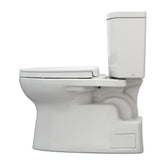 TOTO MS474124CUFG#11 Vespin II 1G Two-Piece Toilet with SS124 SoftClose Seat, Washlet+ Ready, Colonia White