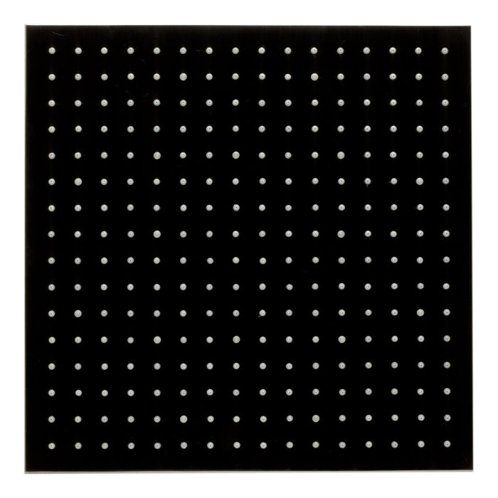 ALFI Brand LED16S-BN Brushed Nickel 16" Square Multi Color LED Rain Shower Head