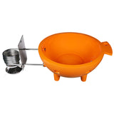 ALFI Orange FireHotTub The Round Fire Burning Portable Outdoor Hot Bath Tub