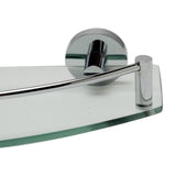 ALFI AB9547 Polished Chrome Wall Mounted Glass Shower Shelf Bathroom Accessory