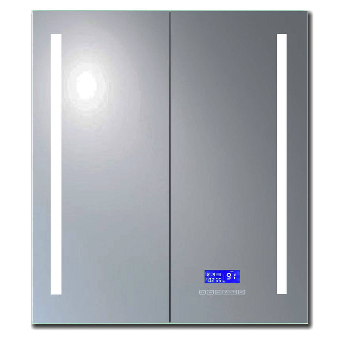 ALFI Brand ABMC2630BT 26" x 30" Double Door LED Light Bluetooth Medicine Cabinet