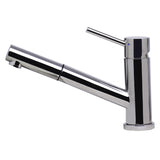 ALFI AB2025-PSS Solid Polished Stainless Steel Pull Out Single Hole Faucet