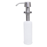 ALFI Brand AB5004-BSS Solid Brushed Stainless Steel Modern Soap Dispenser