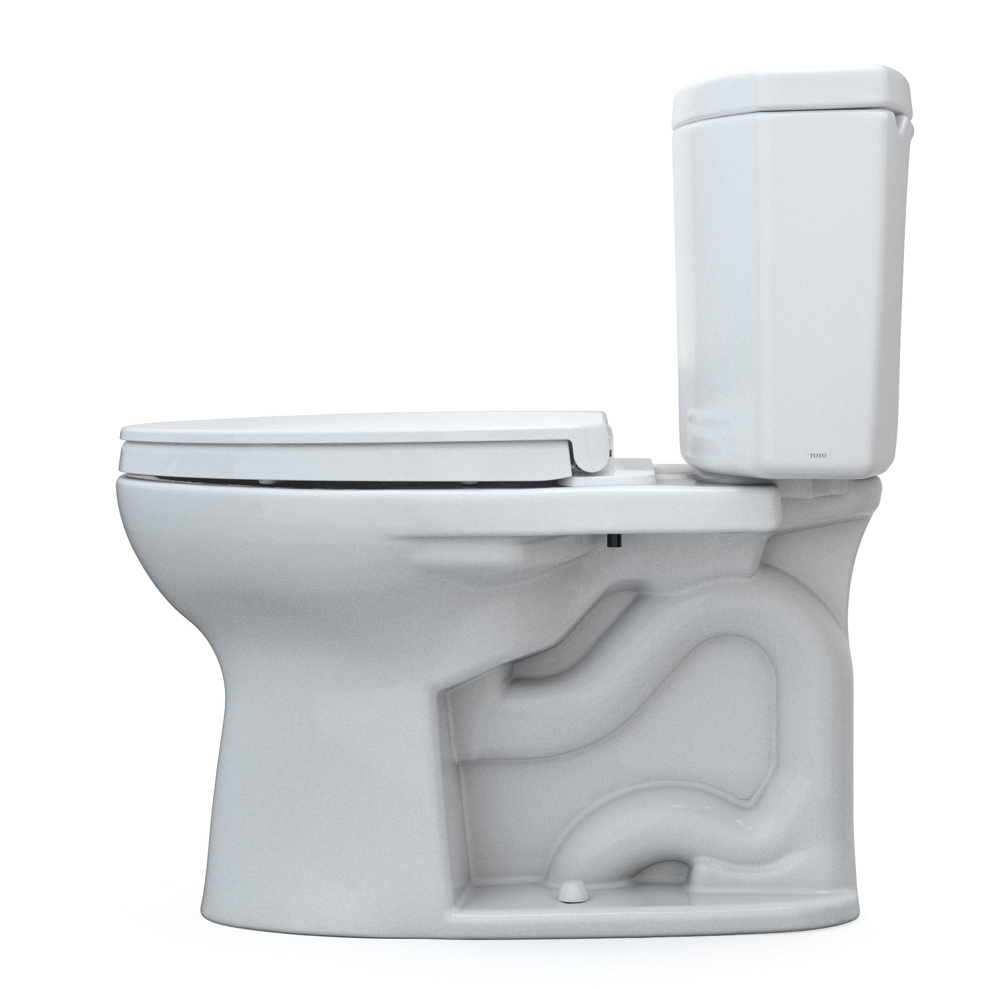 TOTO MS454124CEFG#01 Drake II 2-Piece 1.28 GPF Toilet with SS124  
